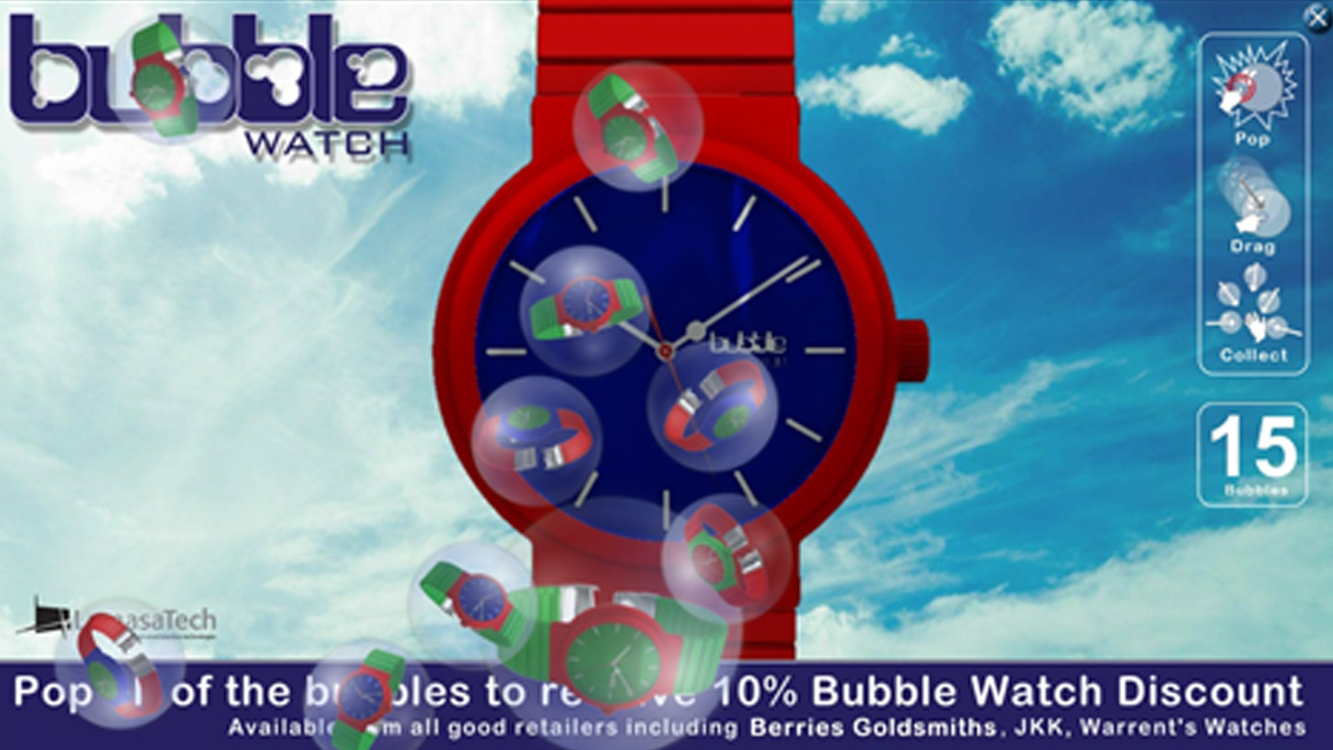 Bubble Watch Increase Sales with an Interactive Product Showcase