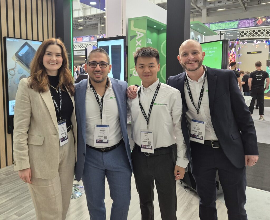 The LamasaTech team at the Retail Technology Show 2024